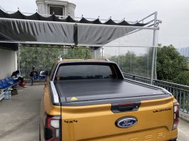 Nắp thùng bán tải Ford Ranger Raptor phụ kiện không thể thiếu cho dân off-road