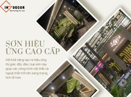 Sơn hiệu ứng cao cấp Gindecor – Lựa chọn nâng tầm không gian sống